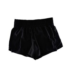Avia Shorts Women's  Black Pull On Lined‎ Elastic Waist Athletic Shorts Sz L
